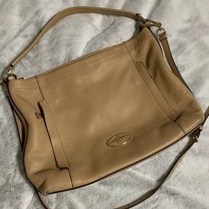 Coach tan handbag
